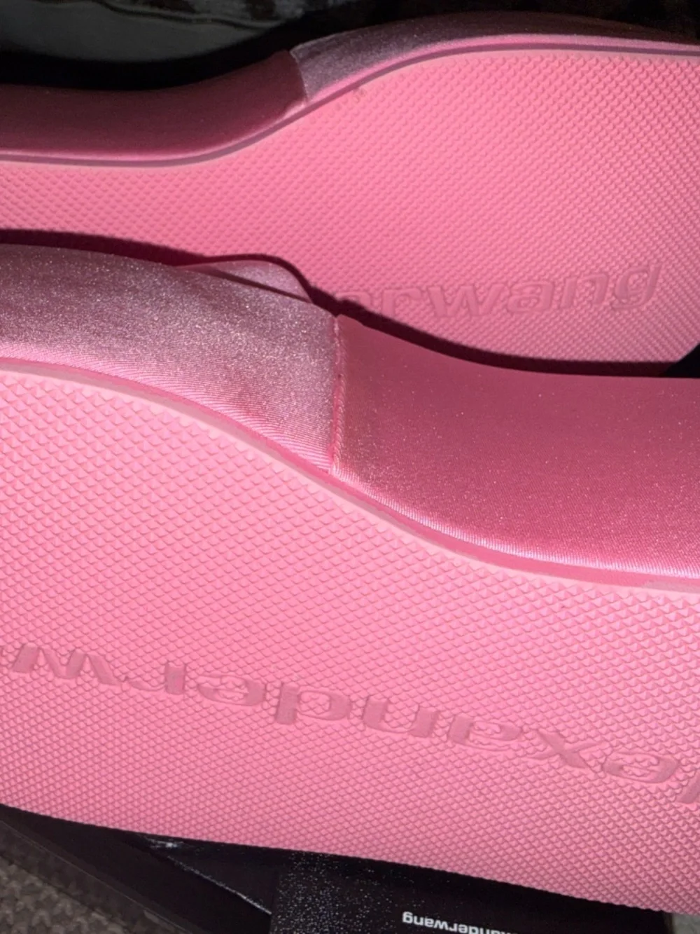 Alexander Wang Women’s Taji Platform Slides Sandals Pink EU 38
